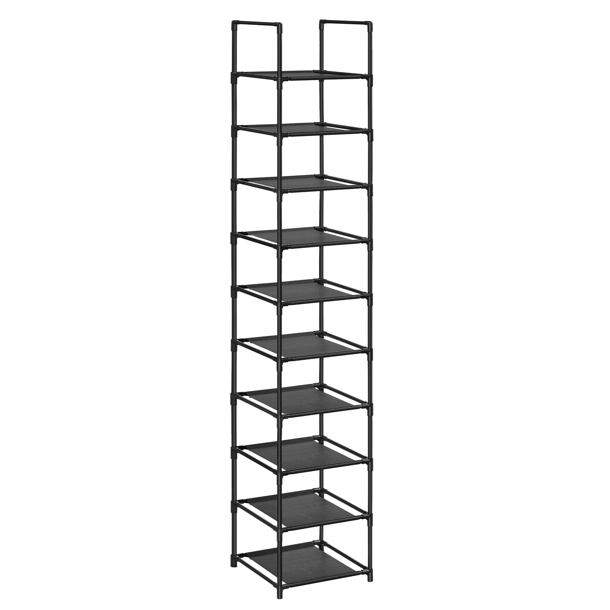 A2A Home Schuhregal, Schwarz 33x173x33 cm