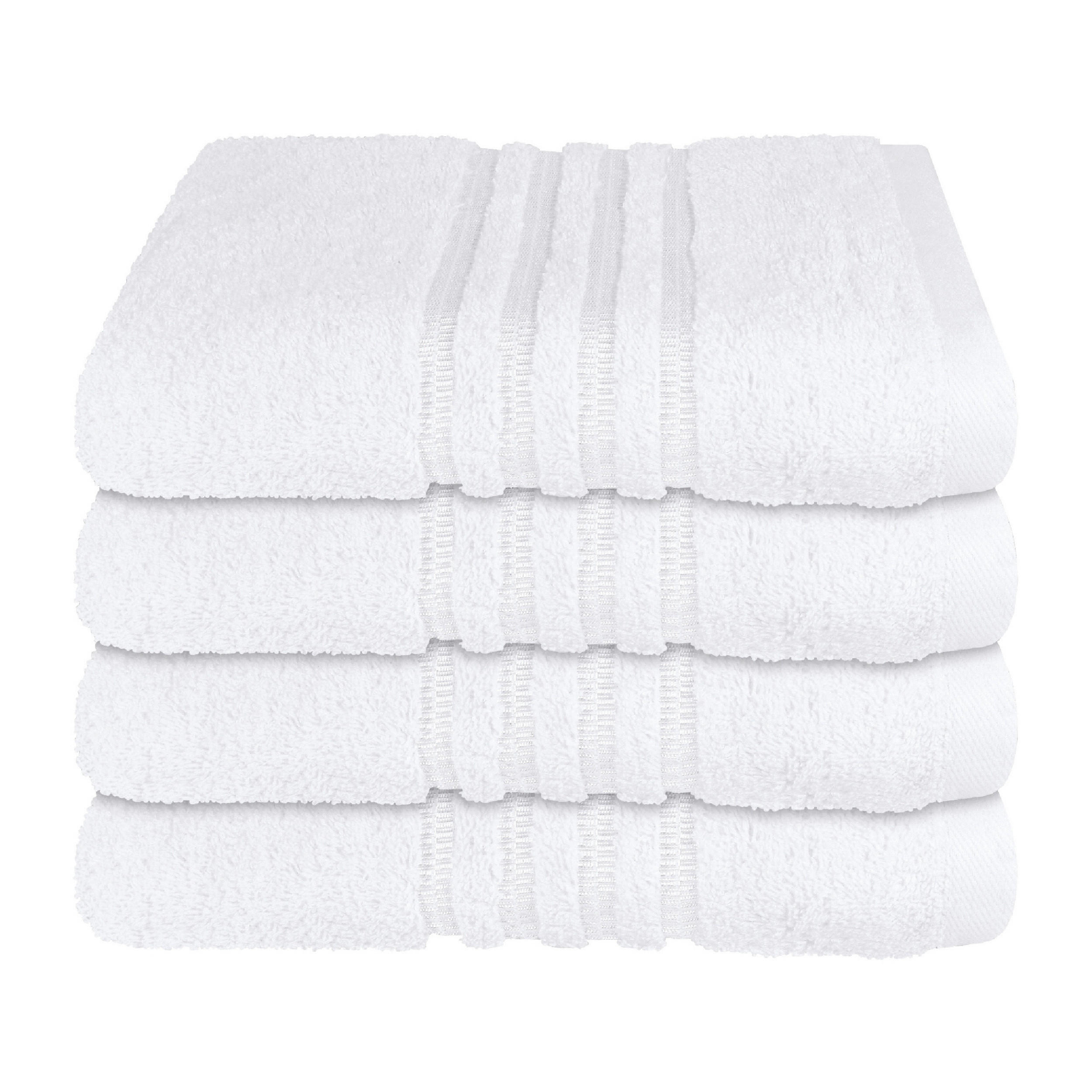 HANDTUCHSET Milano - 4-teilig - 50 x 100 cm - Weiß - Weiß, Textil (50/100cm) - SCHIESSER