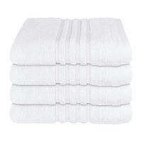 HANDTUCHSET Milano - 4-teilig - 50 x 100 cm - Weiß - Weiß, Textil (50/100cm) - SCHIESSER