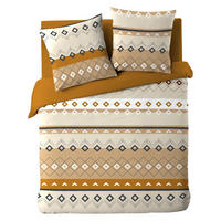 BETTWÄSCHE Baumwolle Ethno Xena 240/220 cm - Braun, Naturmaterialien (220/240cm) - Douceur d´intérieur