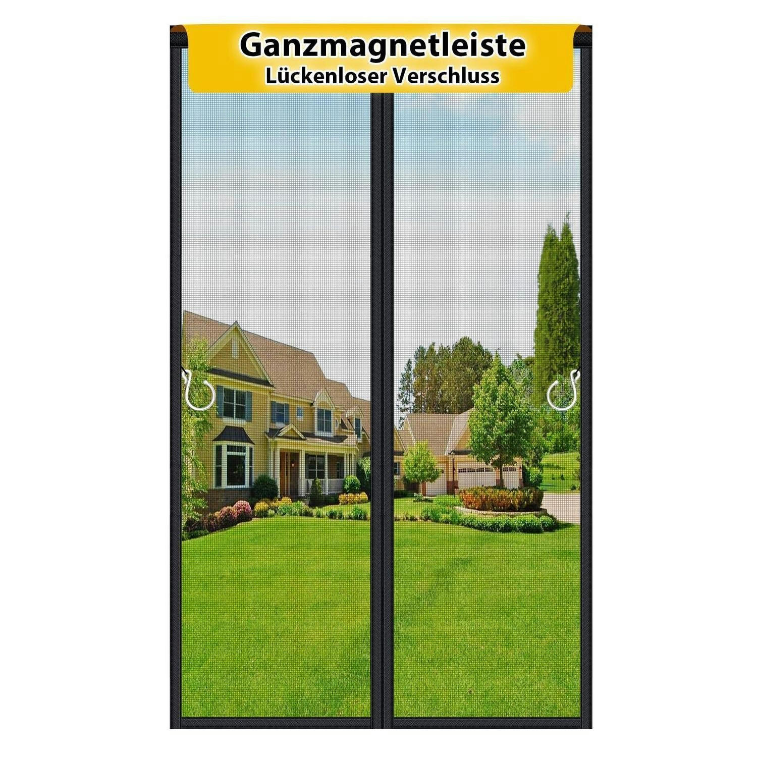 XXXLutz Fliegengitter Schwarz 96x210x1 cm