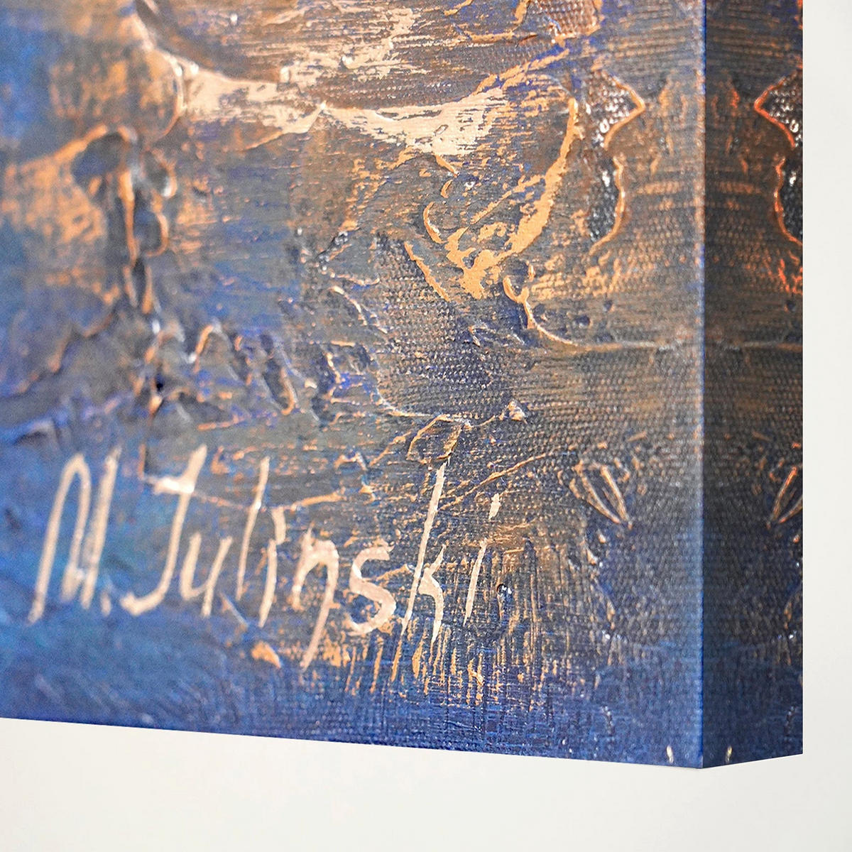 GEMÄLDE Marine II auf Keilrahmen 200x100 cm - Blau, Holz (200/100cm) - YS-art gallery