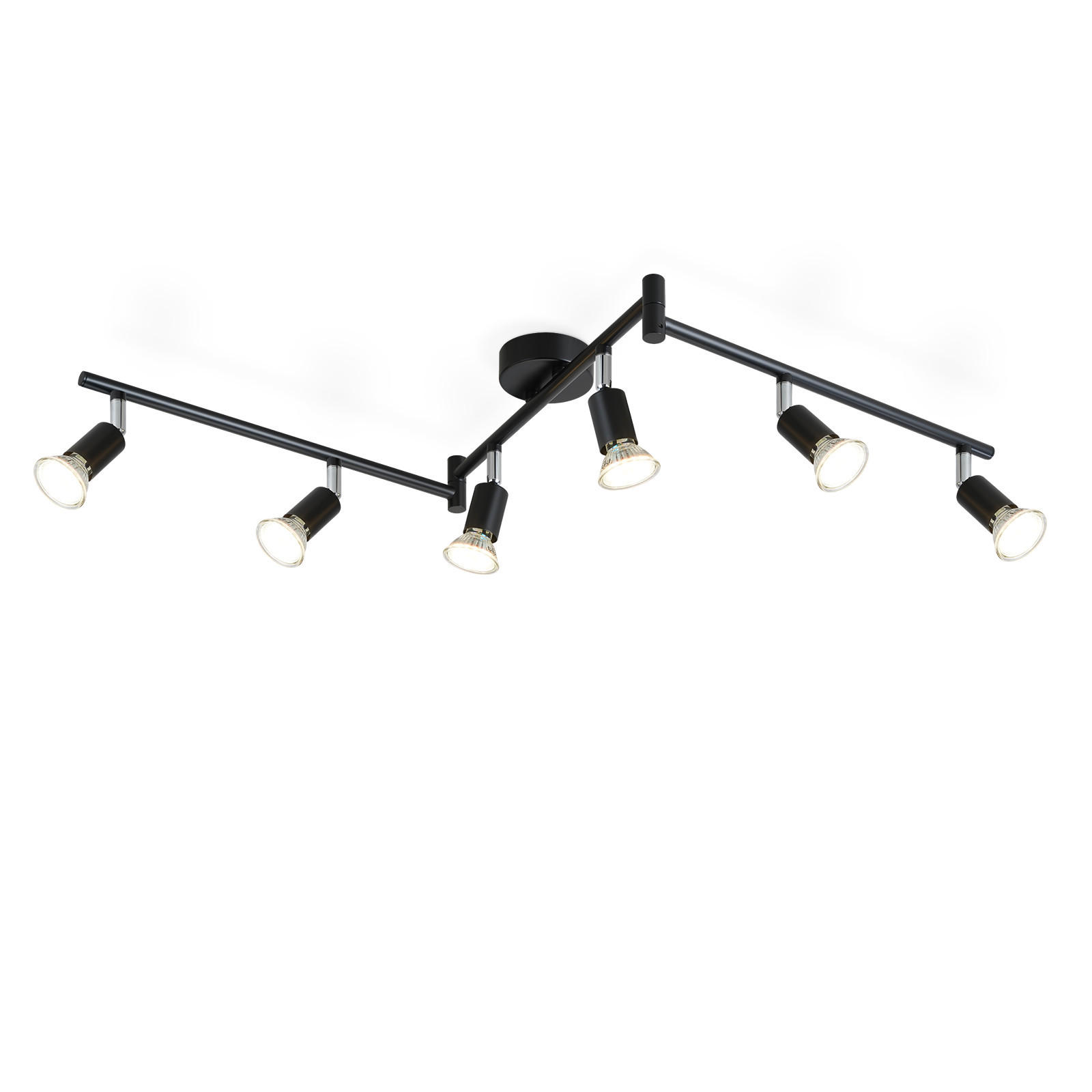 Nettlife STROPNÍ BODOVÉ SVÍTIDLO Blitz 6žárovkové 108/8/15 cm