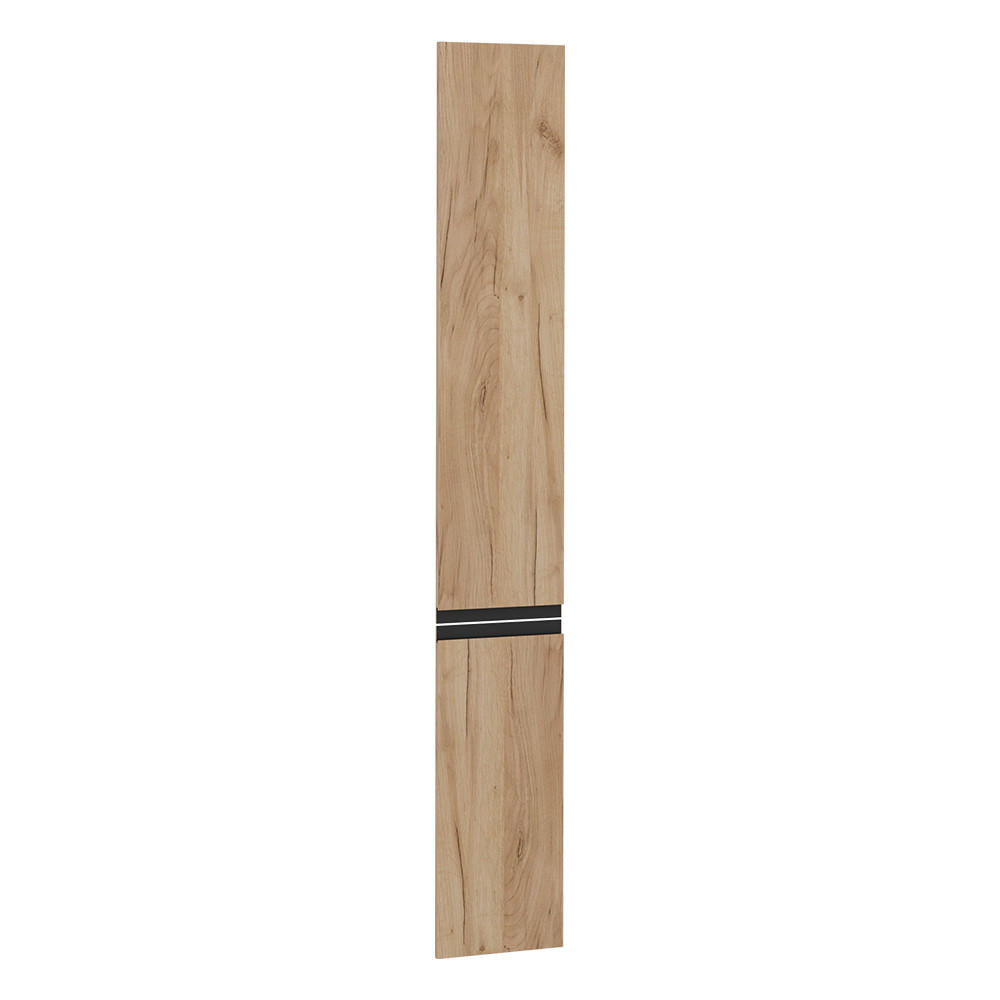 KÖKSFRONT R-Line Goldkraft ek 29.6x196.2 cm möbelfront för högt utdragsskåp Honungsek 196.2/29.6/1.6 cm