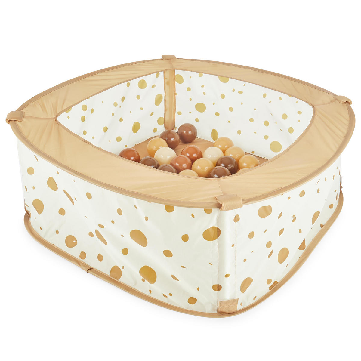 BÄLLEBAD für Drinnen Pop up Dots mit 50 - Multicolor, Textil (70/70cm) - Bieco Spielwaren
