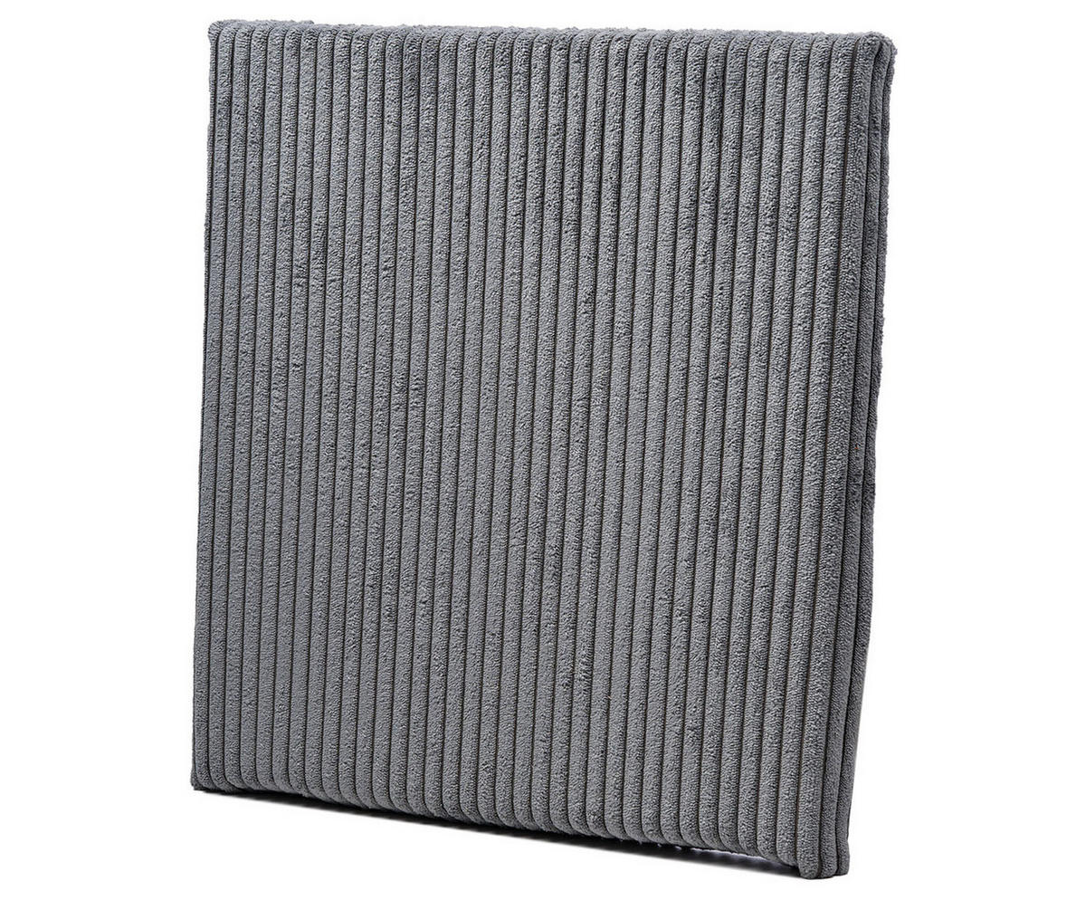 SITZKISSEN Anafi 40x40x3cm ANTHRAZIT - Grau, Textil (40/40cm) - Ambiente Trendlife by Gözze