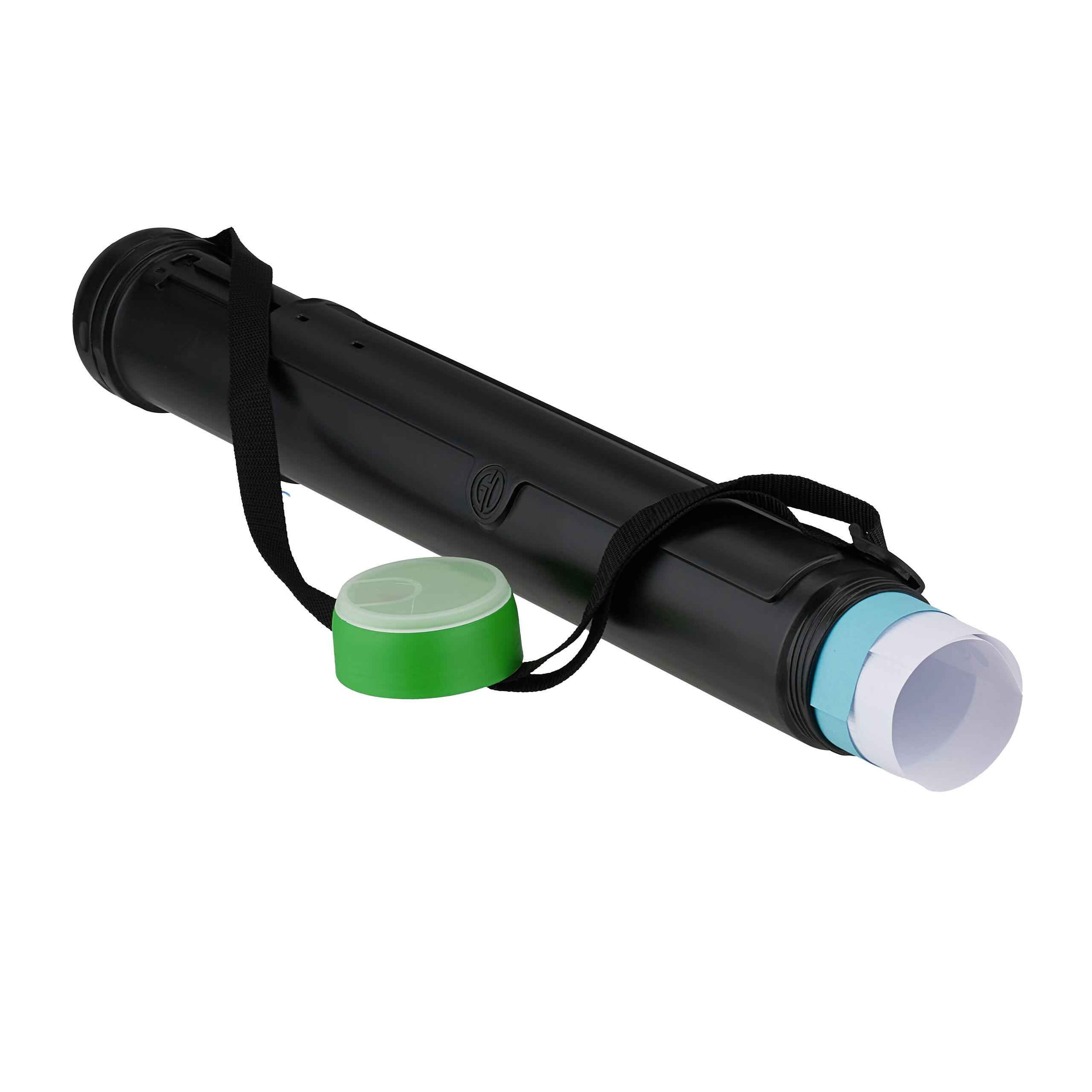 PLAGÁTOVÁ rúrka - čierna, plast (8.5/108/8.5cm) - Relaxdays