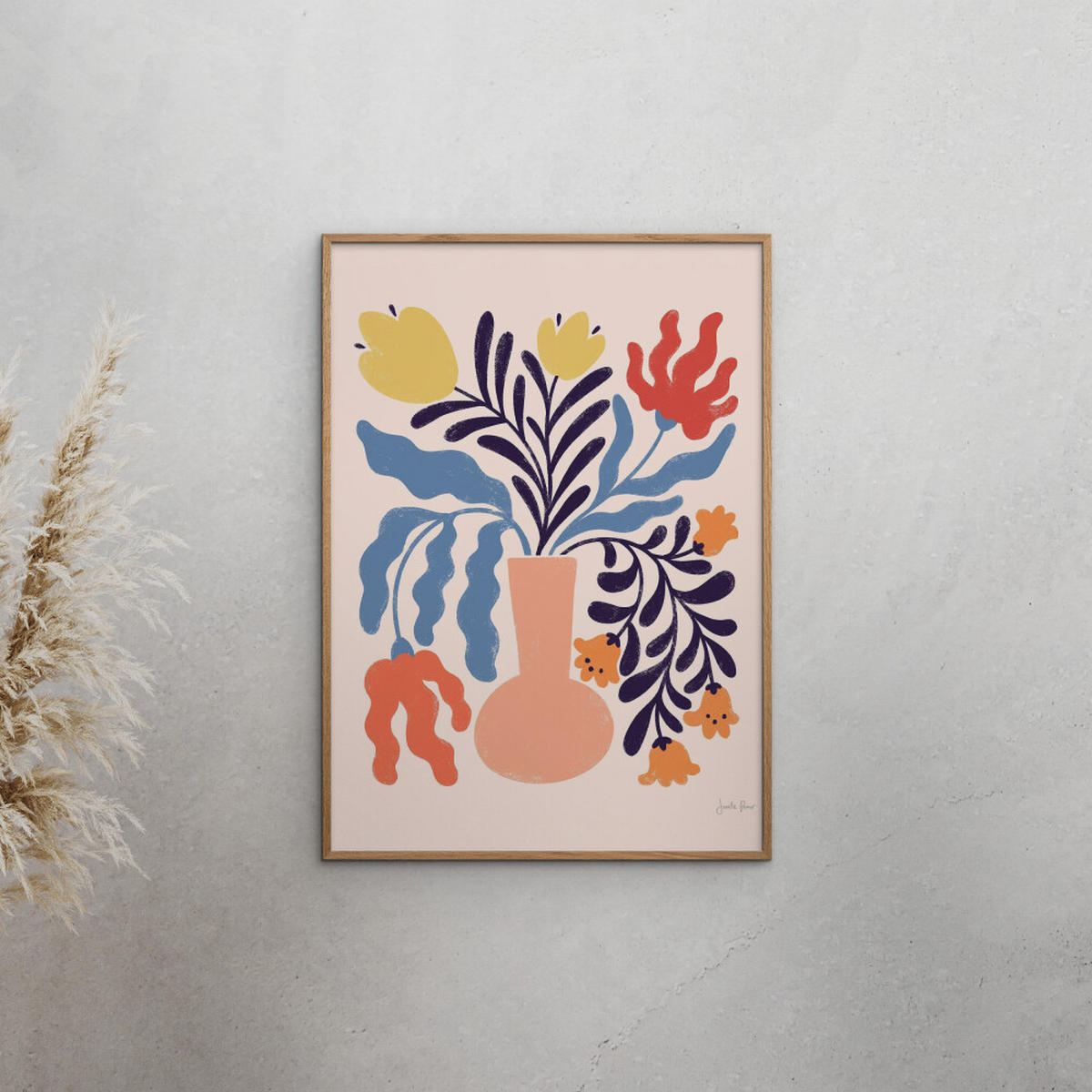 POSTER Wild Apple - Floral No. 1 - Multicolor, Papier (30/40/0.1cm) - Poster&Frame