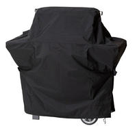 SCHUTZHÜLLE für Gasgrill Trapezform SHP-30091 - Schwarz, Kunststoff (183/117/63cm) - mehr Garten