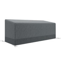 ABDECKPLANE 190x72x76 cm 600D wasserdicht hellgrau - Hellgrau, Textil (72/190.5/76cm) - Fortuna Lai