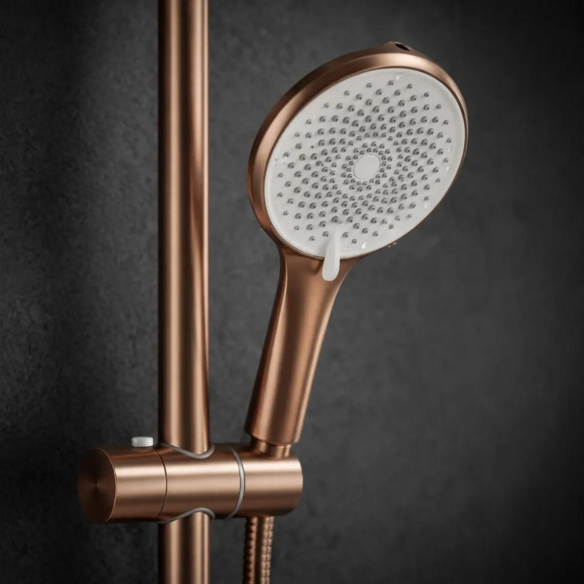 DUSCHGARNITUR Rea Rivo Brush Copper - Kupferfarben, Metall (15/126.5/15cm) - REA