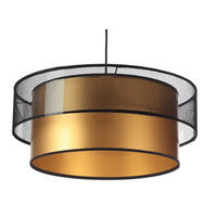 HÄNGELEUCHTE Gold 50/20 cm - Goldfarben, Kunststoff (50/50/20cm) - KUNSTLOFT