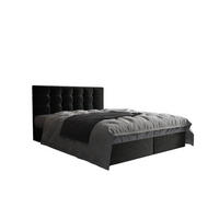 BOXBETT Coria Schwarz 140x200 cm - Schwarz, Textil (140/200cm) - B&B Home