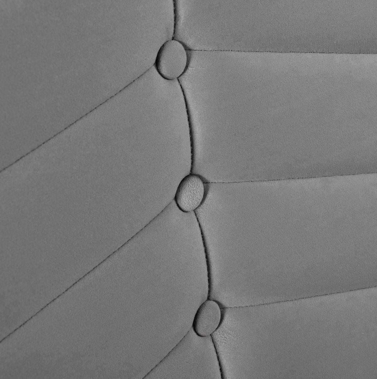 POLSTERBETT 140/190 cm Grau aus Samt mit Bettkasten - Grau, Textil (140/200cm) - OKMYHOME