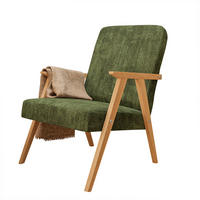 SESSEL Petra 81x63 cm im minimalistischen Stil Scandinavian, Holz, grün - Grün, Holz (59/81/63cm) - Margaret Hadas24