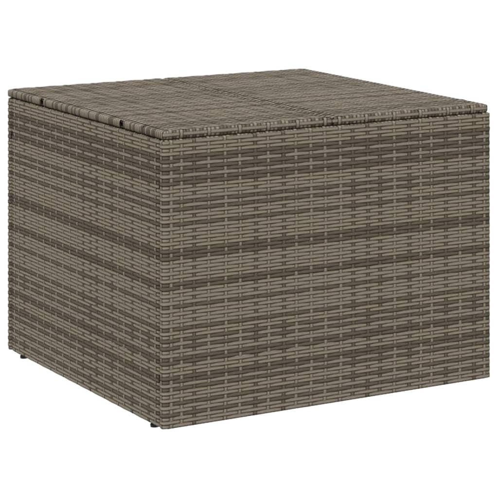 GARTENTRUHE Grau 291L Poly Rattan - Grau, Kunststoff (75/59/80cm) - vidaXL