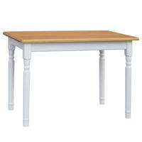 ESSTISCH aus Kiefernholz rechteckig in den Farben Weiß und Erle 120/70/75 - Erlefarben, Holz (120/70/75cm) - Koma