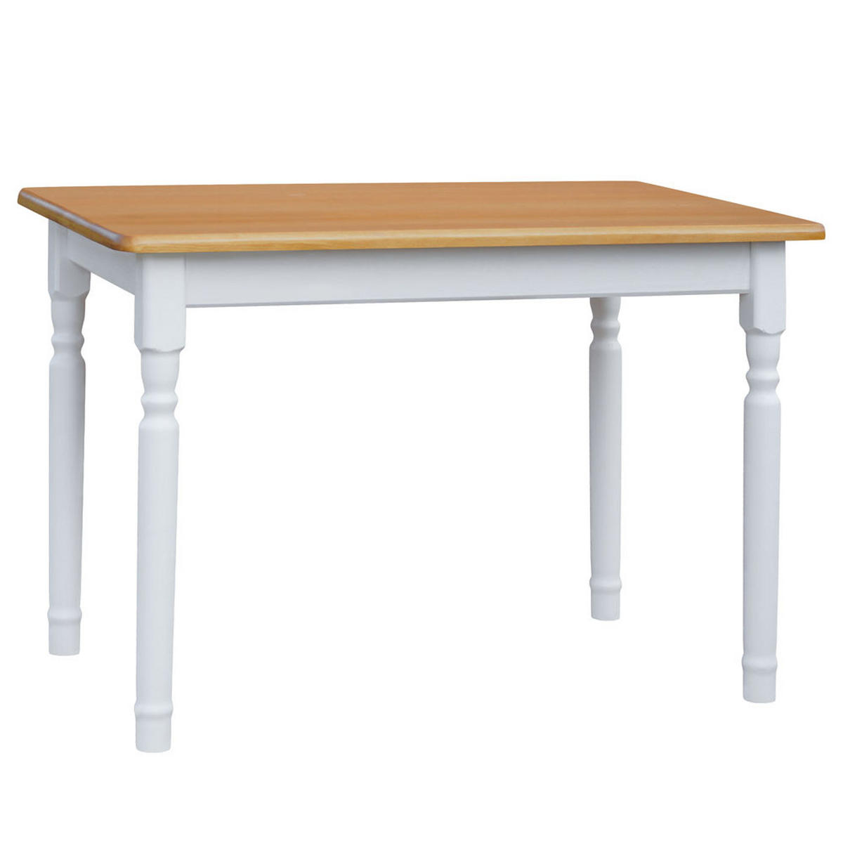 ESSTISCH aus Kiefernholz rechteckig in den Farben Weiß und Erle 120/70/75 - Erlefarben, Holz (120/70/75cm) - Koma