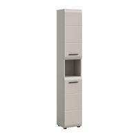 BADSCHRANK halbhoch ICE (B/H/T: ca. 30/185/30 cm) in Kaschmir/Kaschmir matt - Kaschmir, Holzwerkstoff (30/185/30cm)