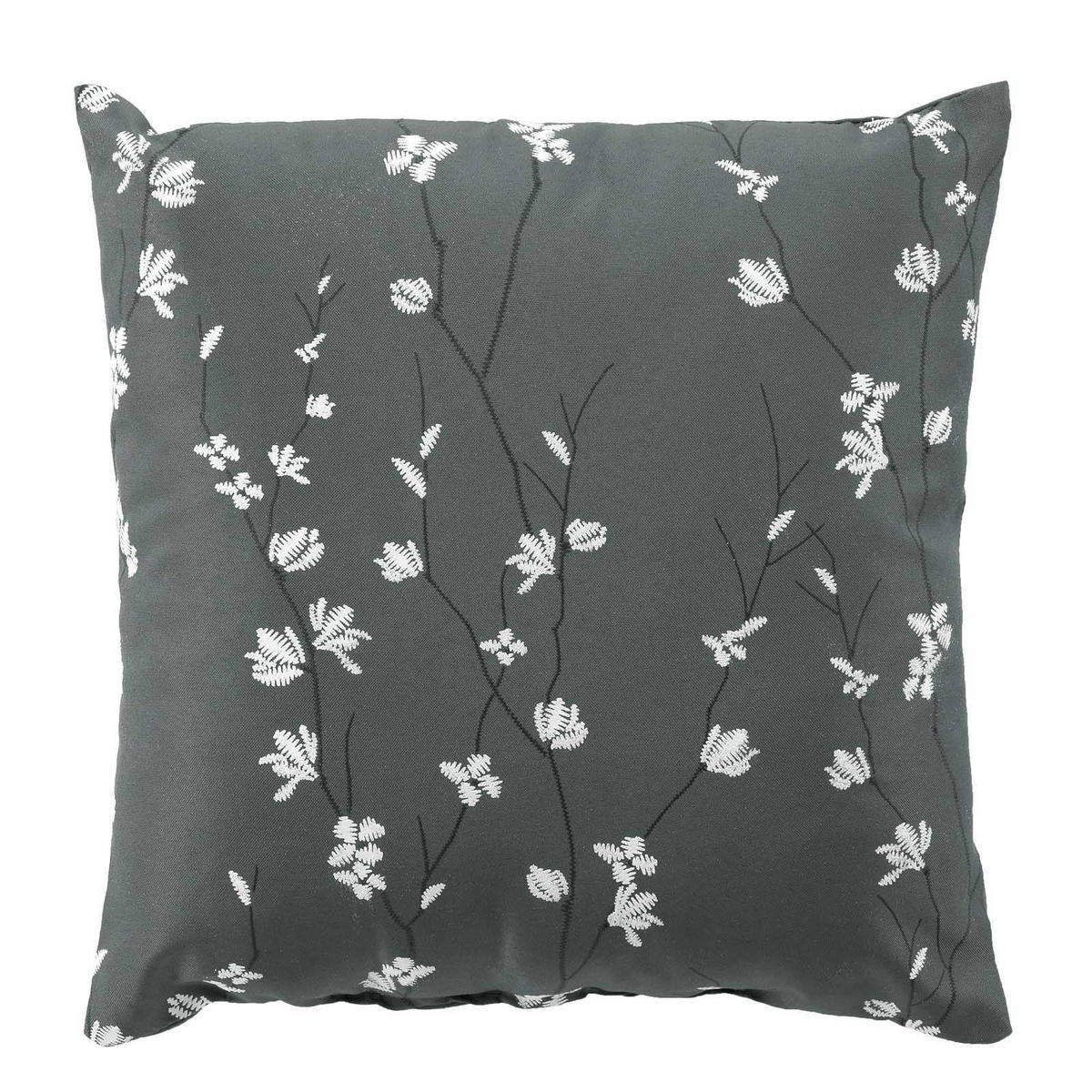 ZIERKISSEN Sakura 45/45 cm - Grau, Textil (45/45cm) - Douceur d´intérieur