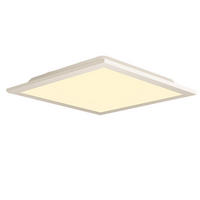 LED-DECKENLEUCHTE Oceana 45/45/1 cm - Weiß, Metall (45/45/1cm) - Nettlife