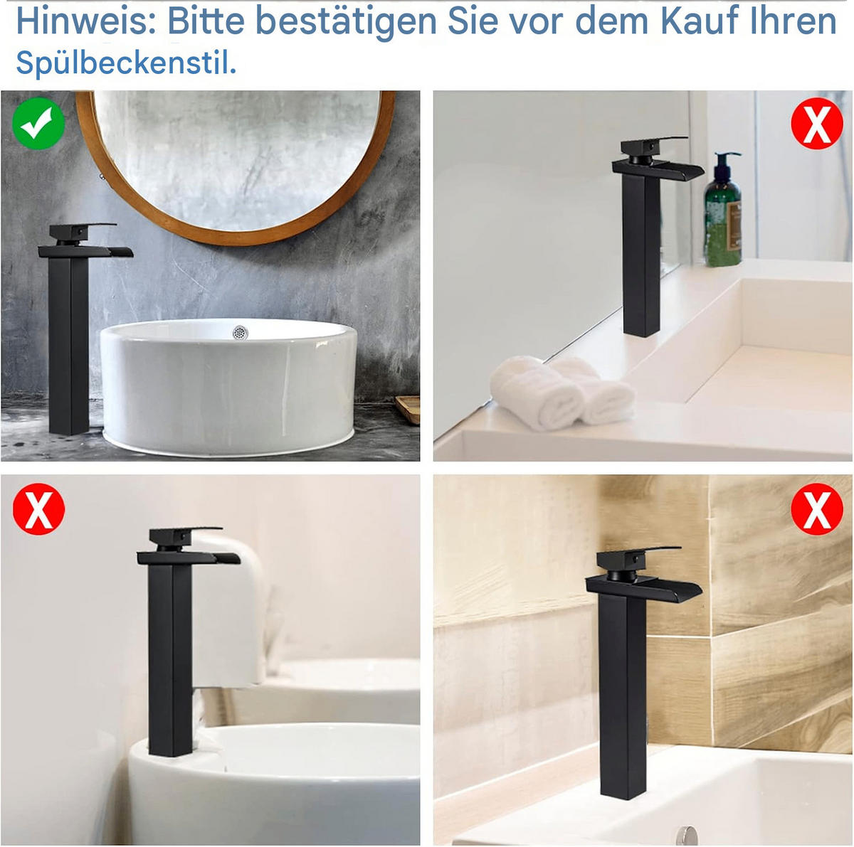 BADEZIMMERARMATUR, 32 x 13,5 cm, schwarz - Schwarz, Metall (35/7/19cm) - Vallsero
