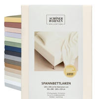 NAPÍNACIE prestieradlo FLAT - biela, textil (200/200cm) - Schöner Wohnen