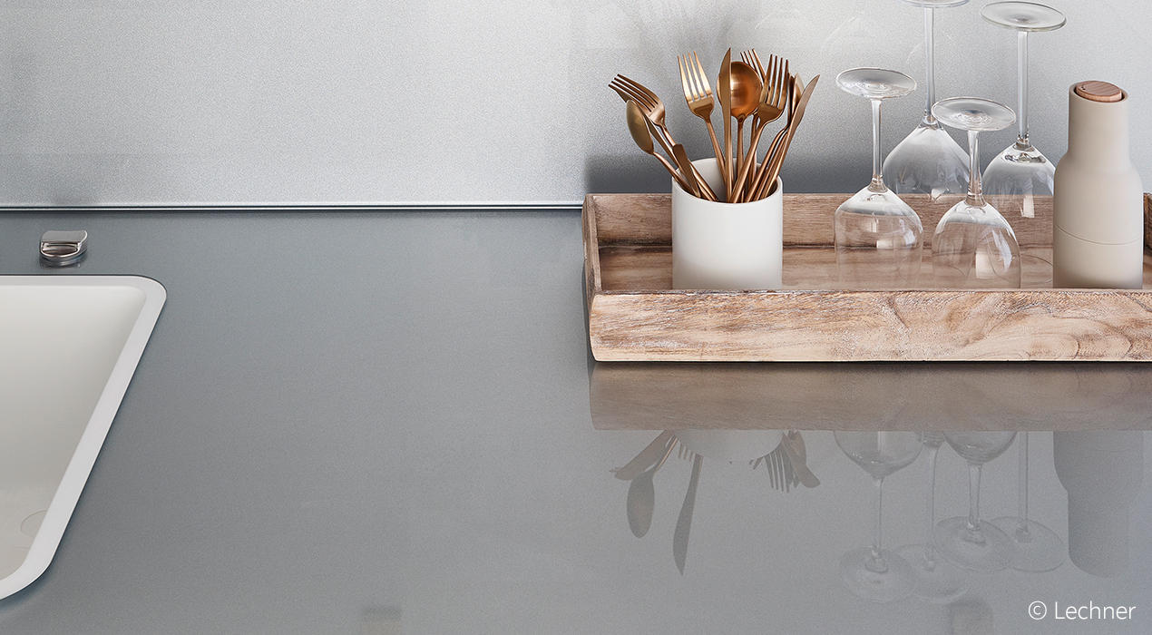 Lechner Glas Arbeitsplatte