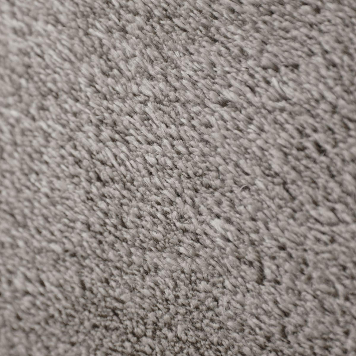 TEPPICH Kurzflor waschbar Unifarben Wohnzimmer schmutzabweisend Grau Rund 160D - Grau, Textil (160/160cm) - KADIMA DESIGN
