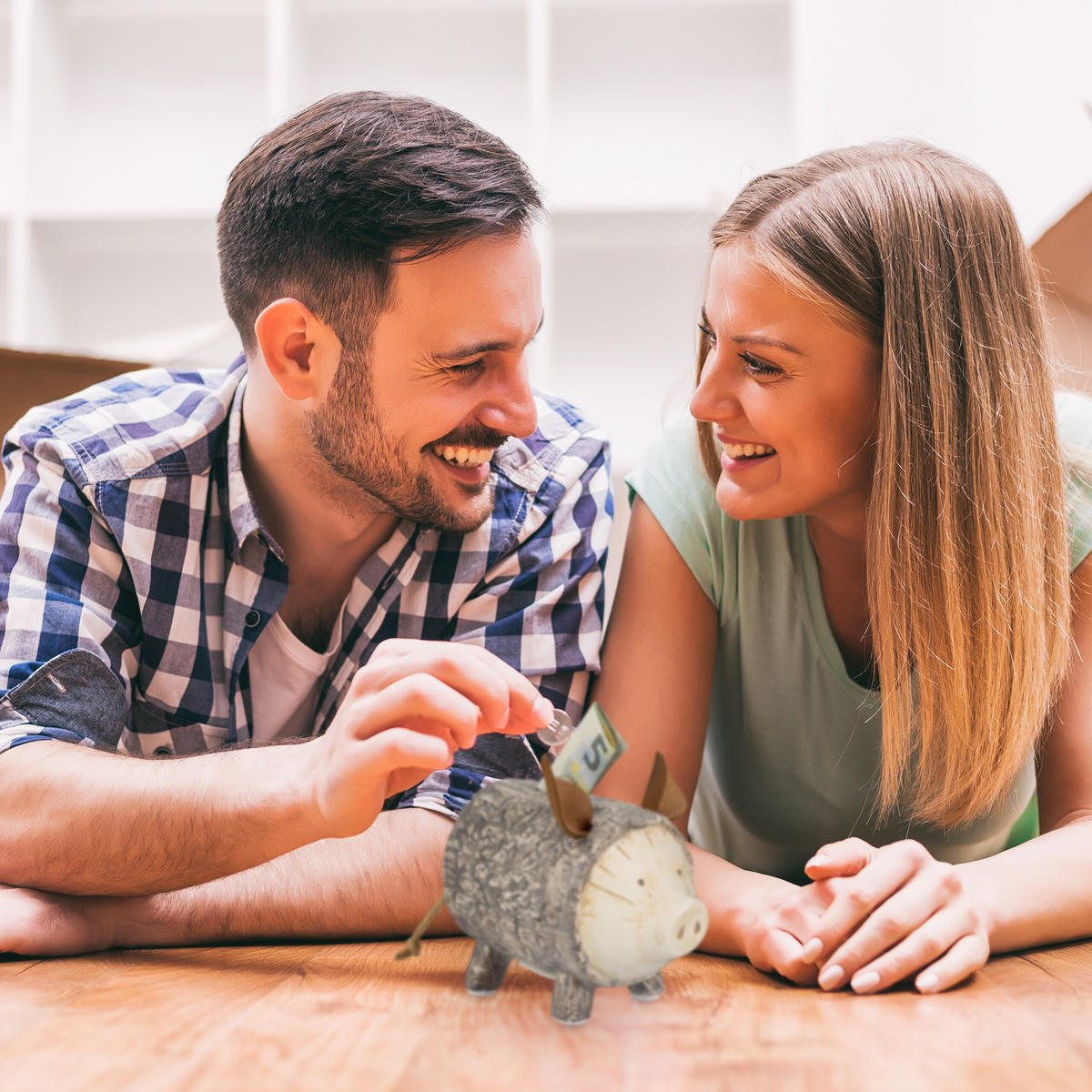 SPARSCHWEIN - Multicolor, Kunststoff/Stein (9/13/16.5cm) - Relaxdays