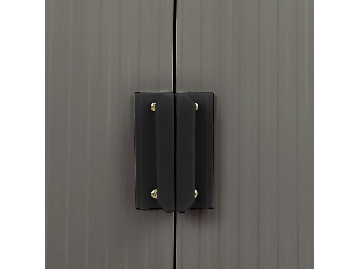 METALL-GARTENHAUS dallas Taupe - Taupe, Metall (213/195/191cm) - Habitat Garten