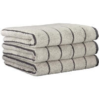HANDTUCH Unisex Balance Grau 3er Pack Baumwolle - Grau, Textil (200/135cm) - Cawoe