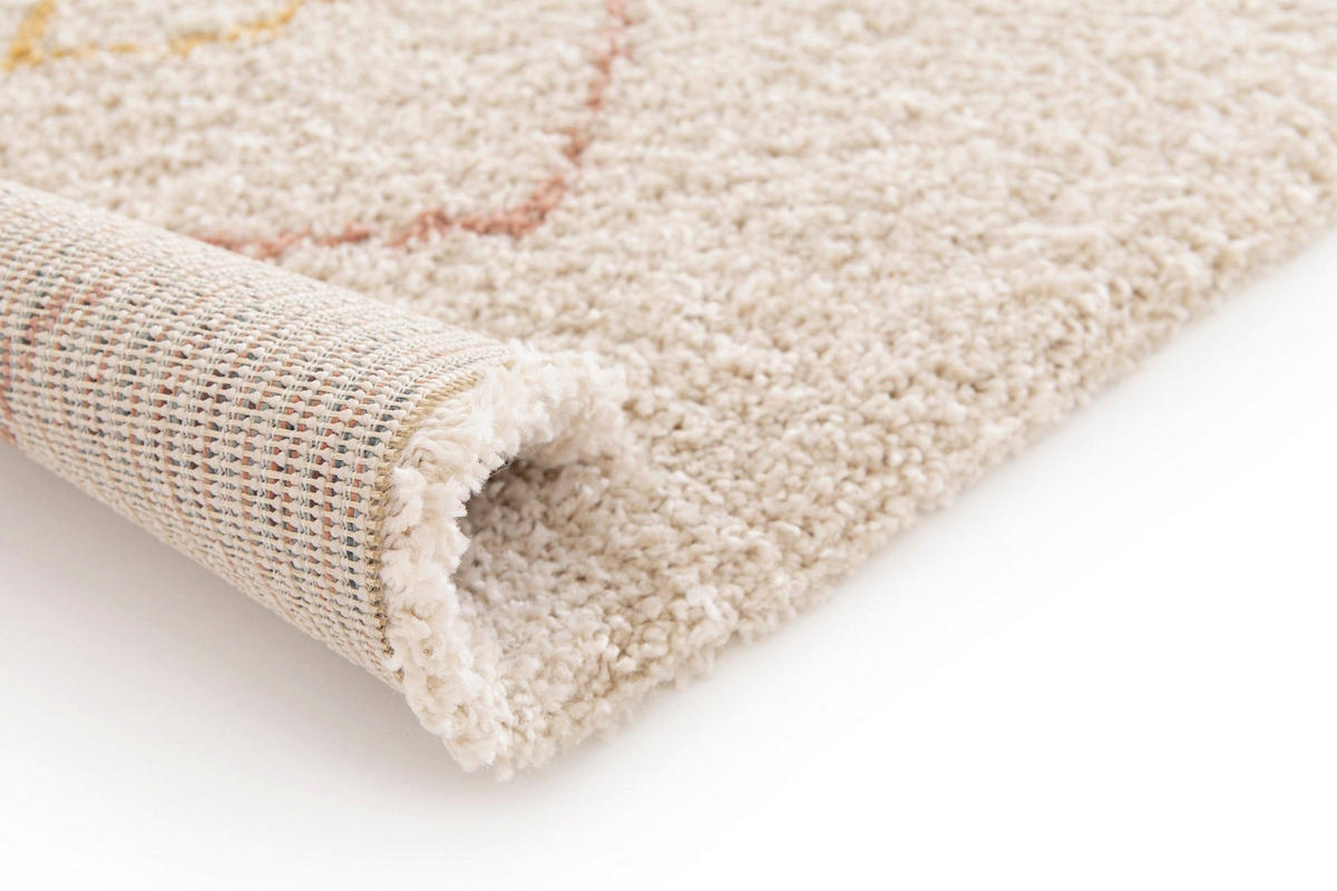 TEPPICH dicker und bequemer Shaggy beige - Beige, Textil (80/150cm) - AFK Living