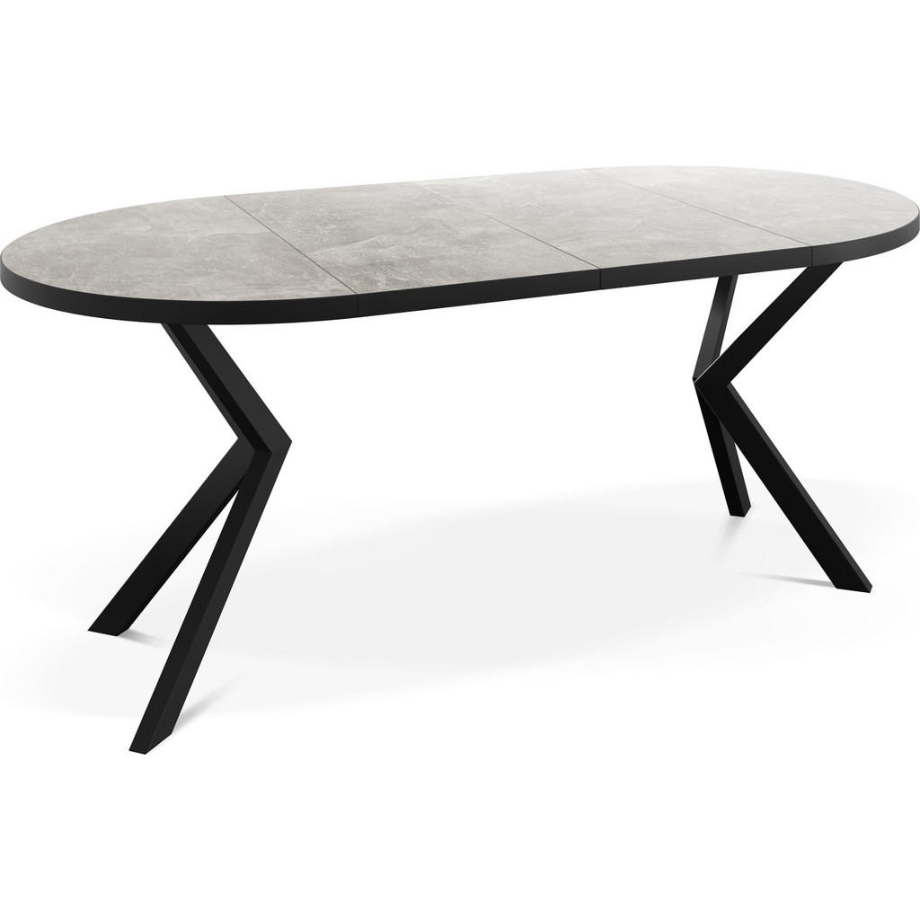 Thumbnail - WFL Group Esstisch, Hellgrau, Holzwerkstoff, Rund,Rund, 100x76x100 cm, Esszimmer, Tische, Esstische