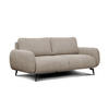 SOFA FEBE 3-Sitzer, ecru - Champagner/Schwarz, Holz/Textil (190/82/96cm) - Courtois Laville