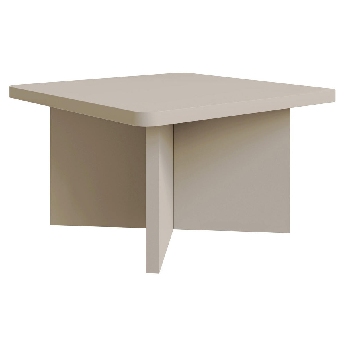 COUCHTISCH Qubeo kaschmirgrau 60 cm - Taupe, Holzwerkstoff (60/60/35cm) - Selsey