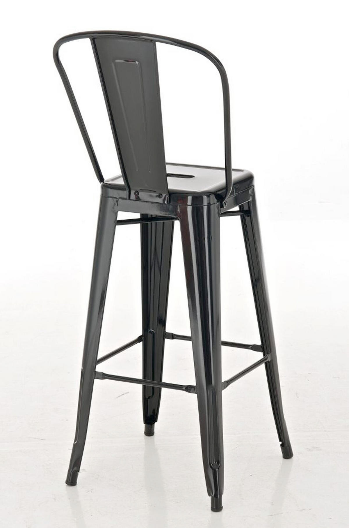 BARHOCKER Adnan, Schwarz - Schwarz, Metall (44/100/52cm) - TPFLiving