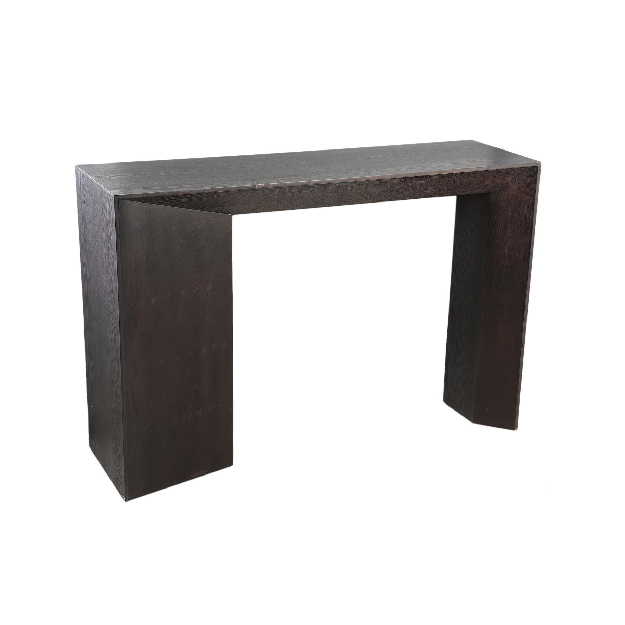BEISTELLTISCH Arivo Schwarz 120/35.5/80cm - Schwarz, Holz (120/35.5/80cm) - PTMD Collection
