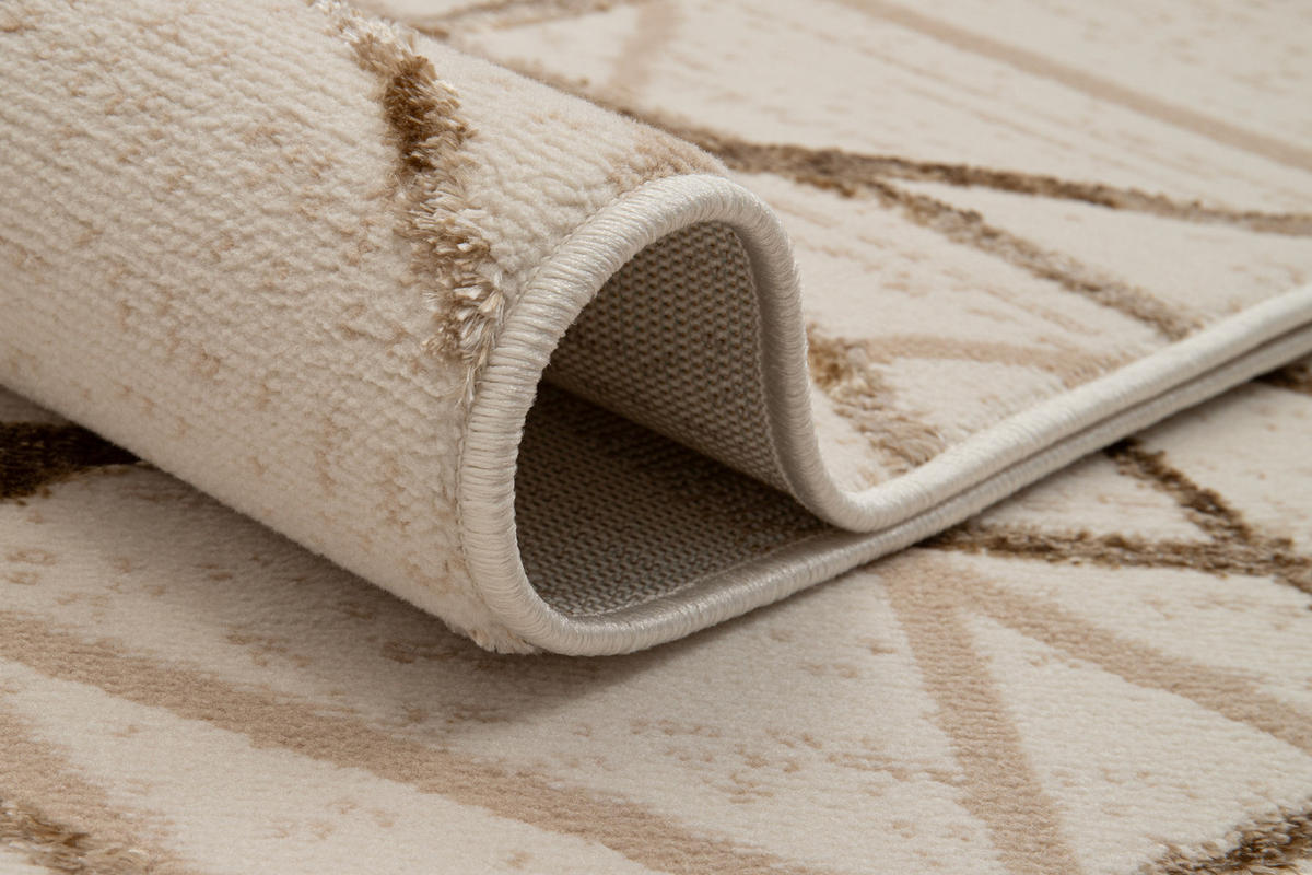TEPPICH CRYSTAL Creme Beige 140/200 cm - Beige/Creme, Textil (140/200cm) - Tapiso