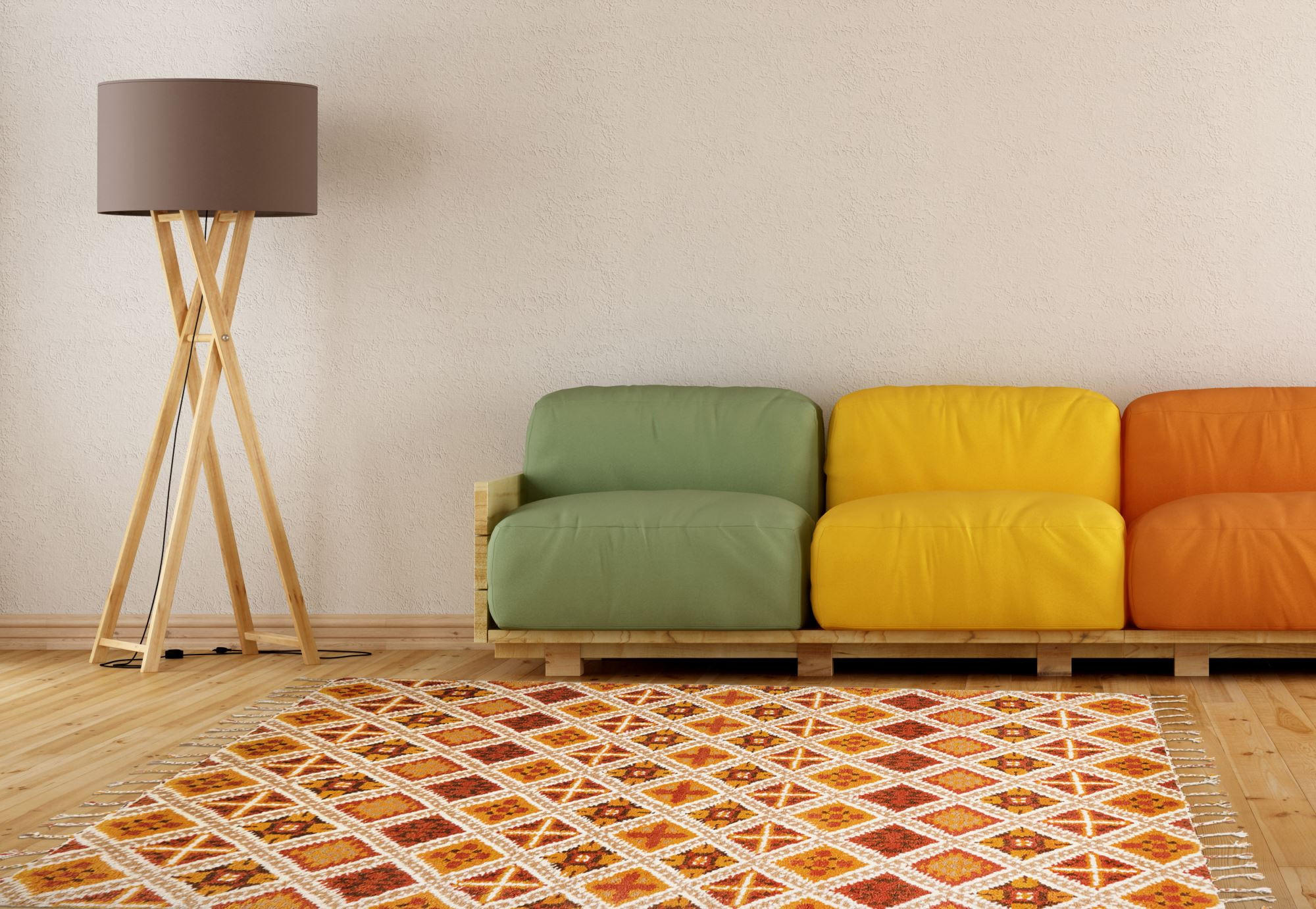 BERBERTEPPICH Marmoucha 70x240 cm - Terra cotta, Textil (70/240cm) - THEKO