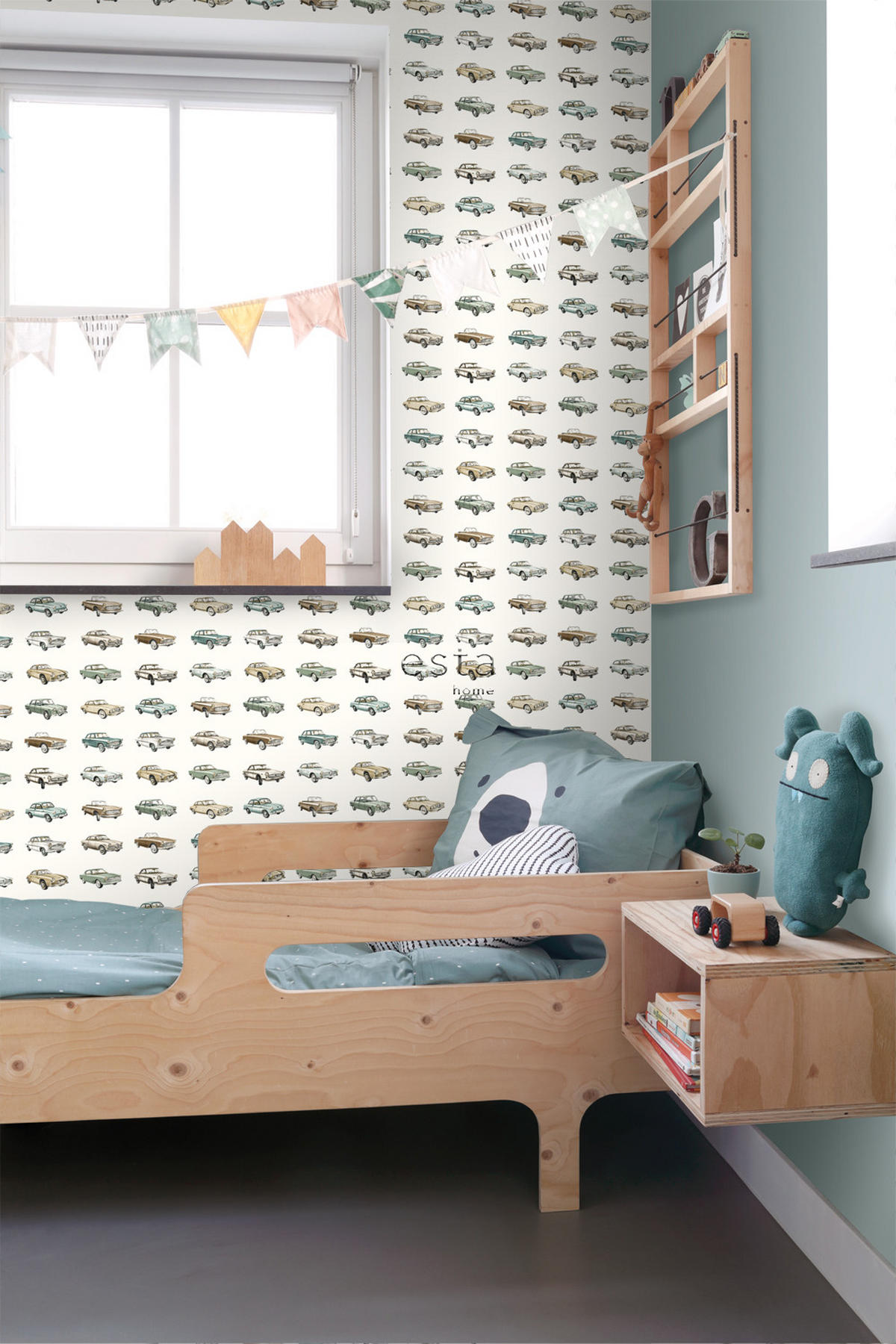 TAPETE Oldtimer 53 cm x 10.05 m - Beige, Papier (53/0.1cm) - ESTAhome