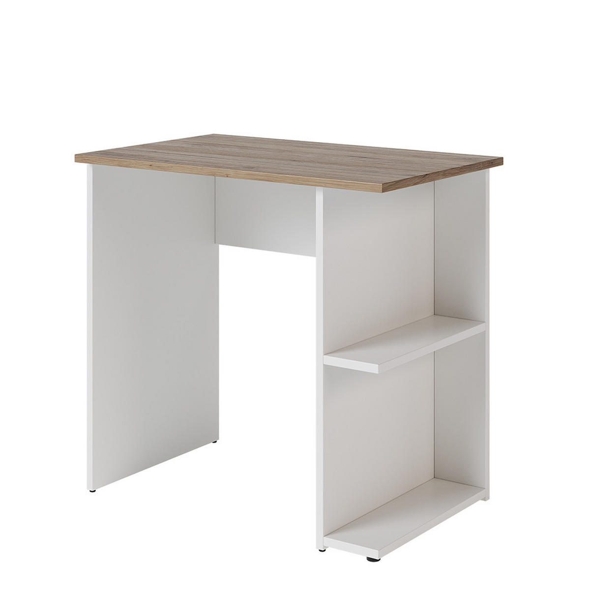 PSACÍ STŮL Simple Bílá/Artisan - bílá, kompozitní dřevo (50/80/76cm) - Vicco