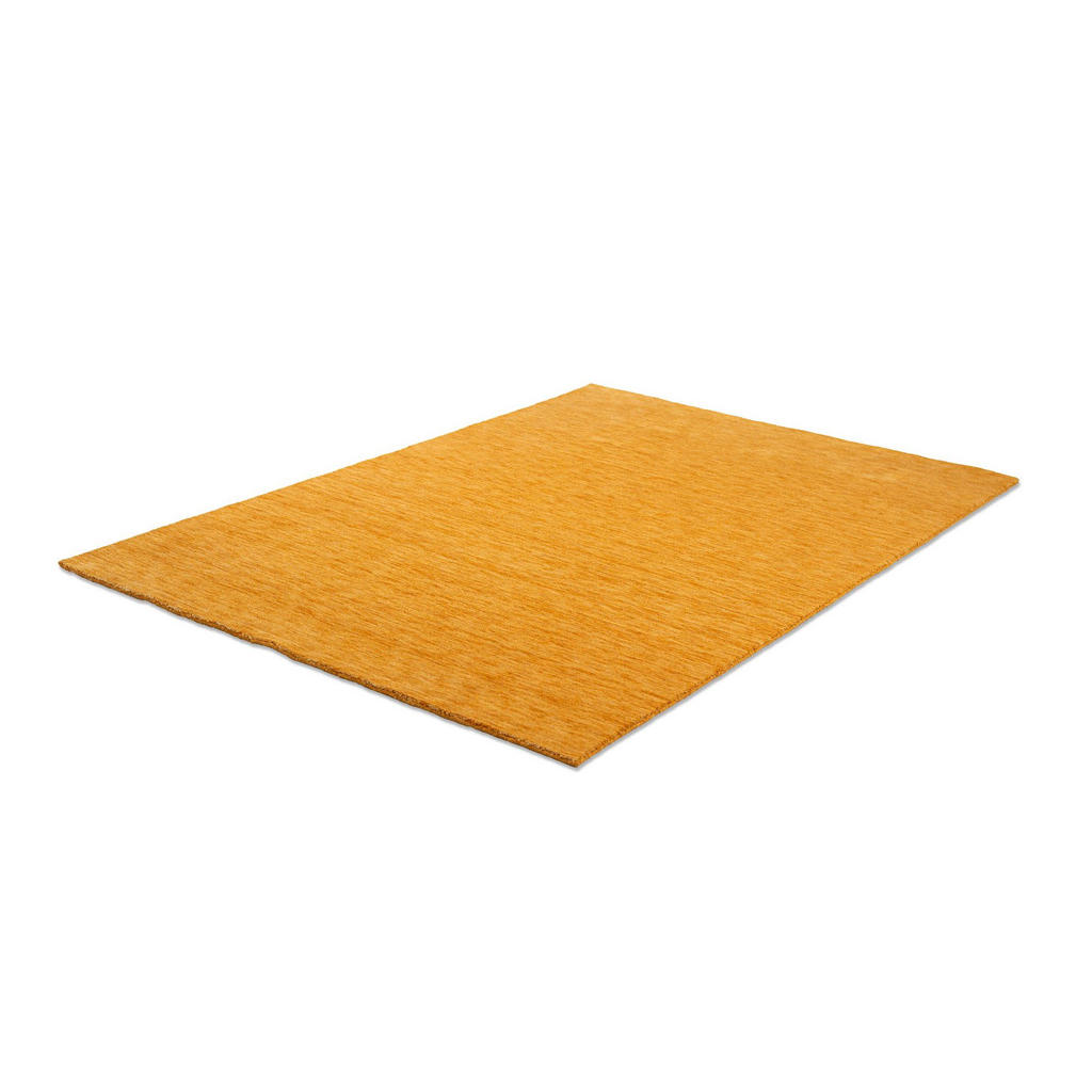 Thumbnail - Rug and Roll Webteppich, Gold, Textil, Uni, Rechteckig, 140x200 cm, für Fußbodenheizung geeignet, Teppiche & Böden, Tepp...