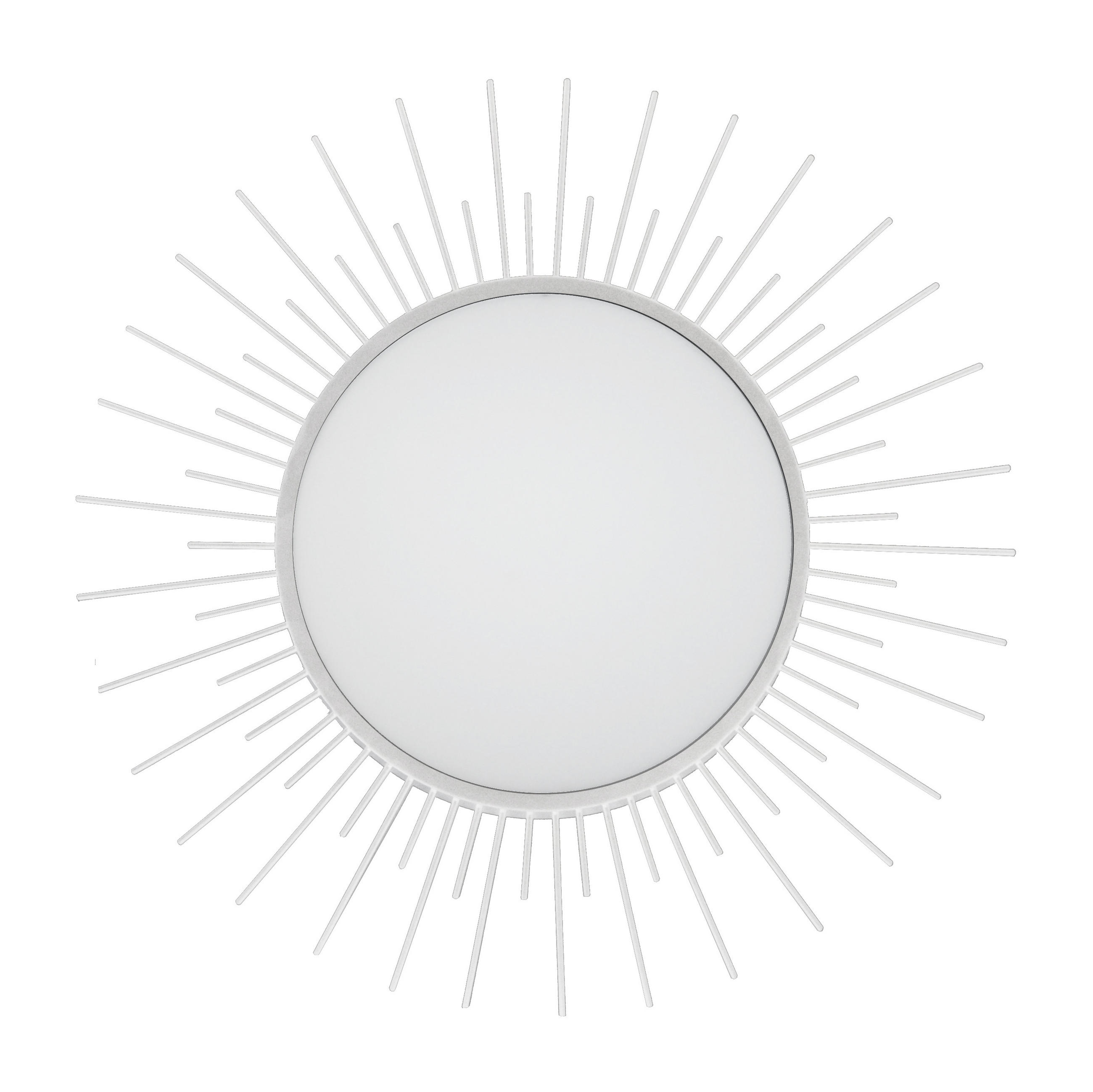 LED-DECKENLEUCHTE - Weiß, Metall (60/60/10cm) - Lumicom