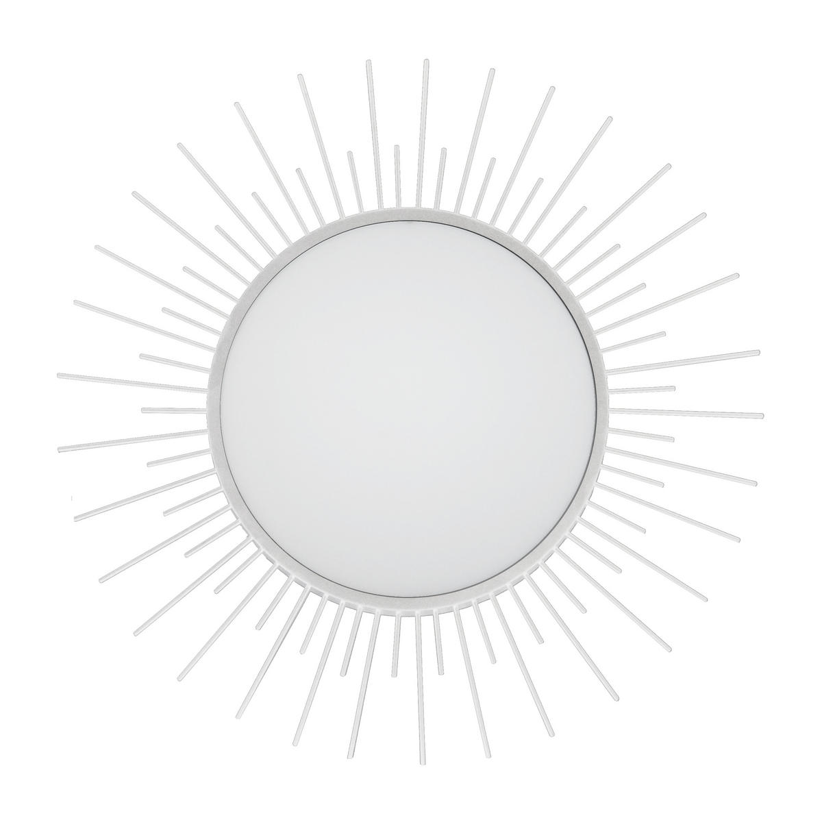 LED-DECKENLEUCHTE - Weiß, Metall (60/60/10cm) - Lumicom