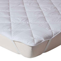 MATRATZENTOPPER Premium 160/200 cm, dicht gefüllte Baumwolle - Weiß, Textil (160/200cm) - Homescapes