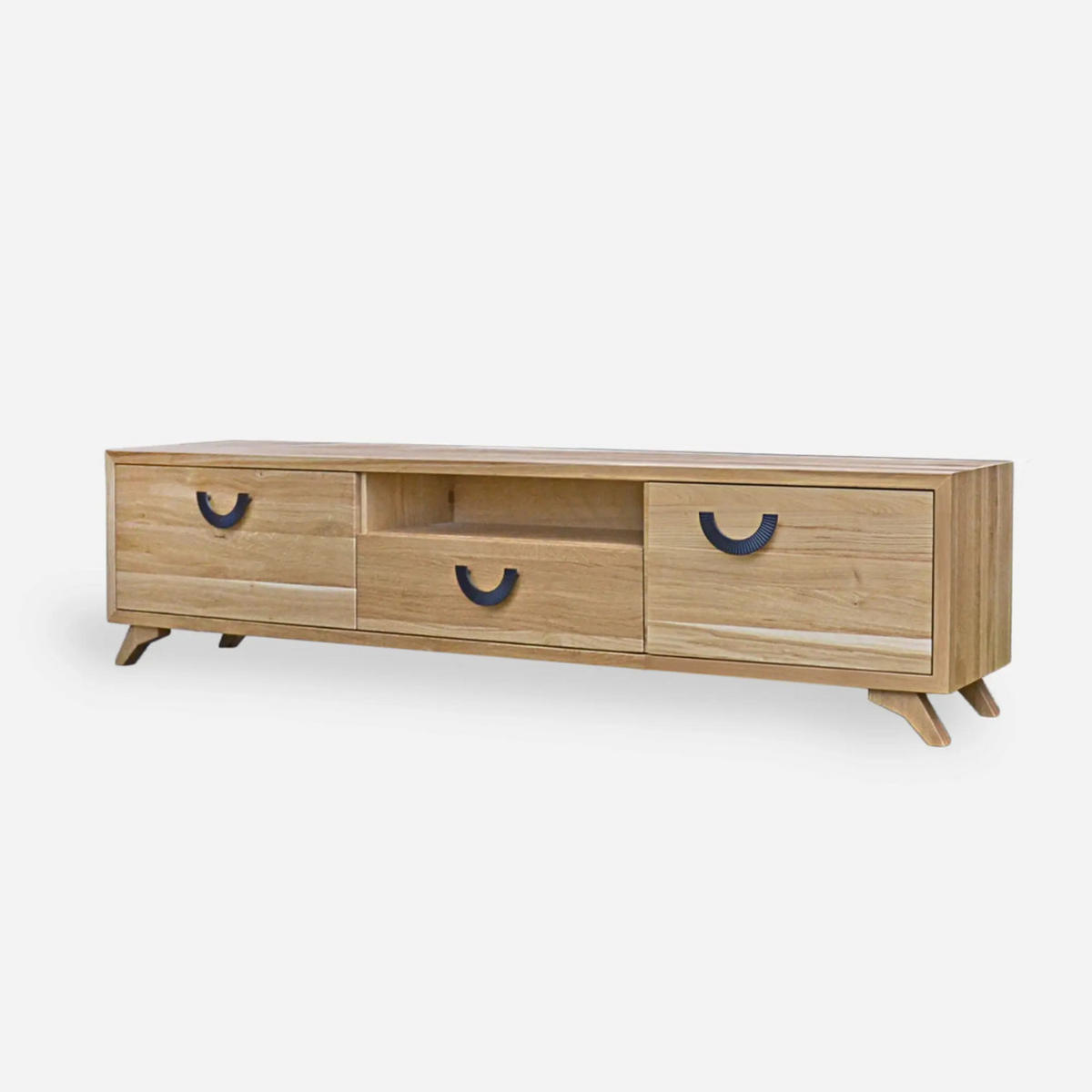 TV-SCHRANK mit Schubladen NESS I - Eichefarben, Holz (180/50/40cm) - Rawood Furniture