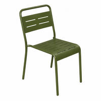 STUHL Bergame Grün 6er-Set - Grün, Metall (59/79/43cm) - Concept Usine