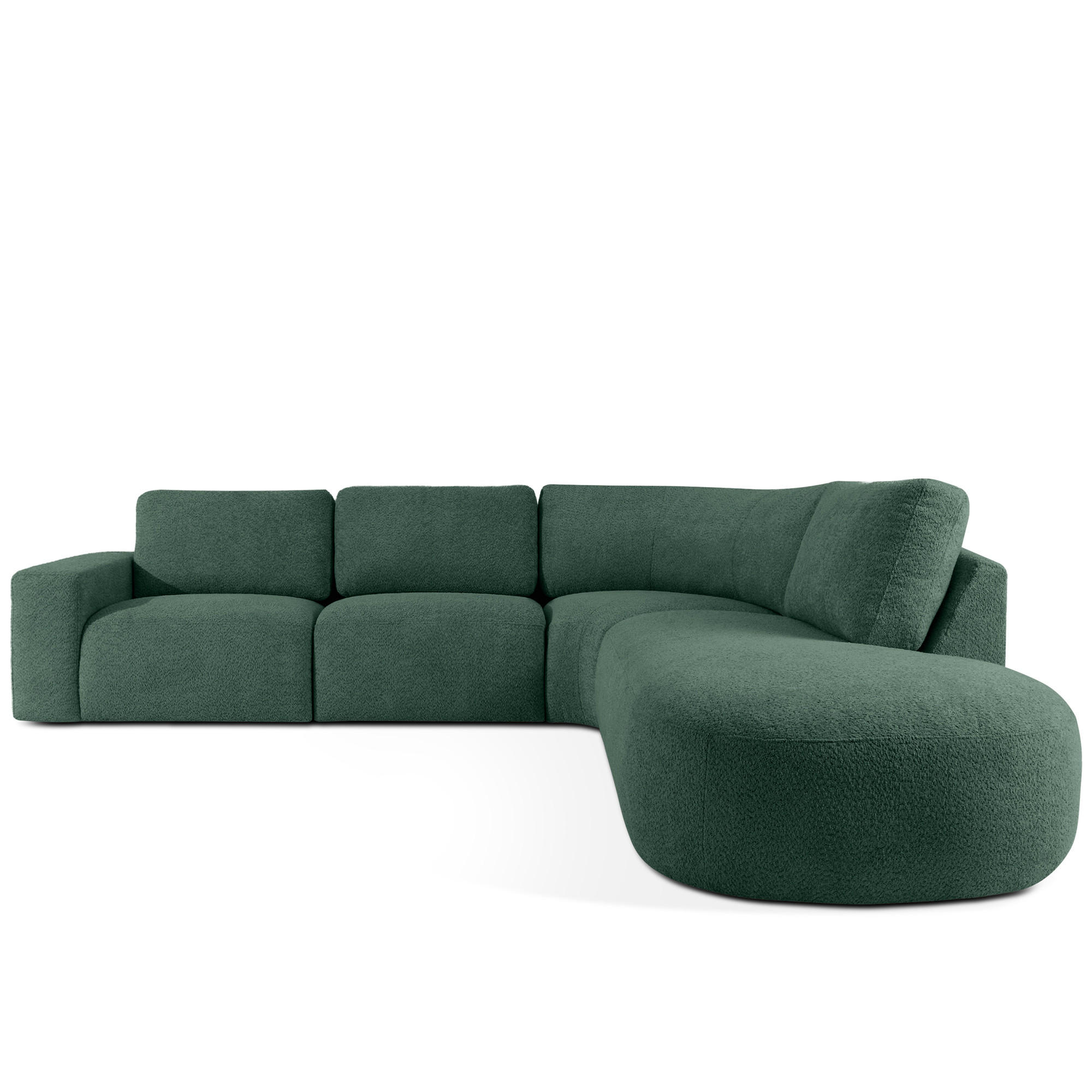 Konsimo® Ecksofa Grün 304x293 cm
