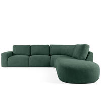 ECKSOFA RECHTS ZUCCO, Grün - Grün, Holz/Holzwerkstoff (304/293cm) - KONSIMO®